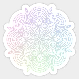 Mandala | Pastel Gradient No. 1 Sticker